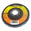 Forney Flap Disc, Type 27, 4-1/2 in x 7/8 in, ZA36 71926